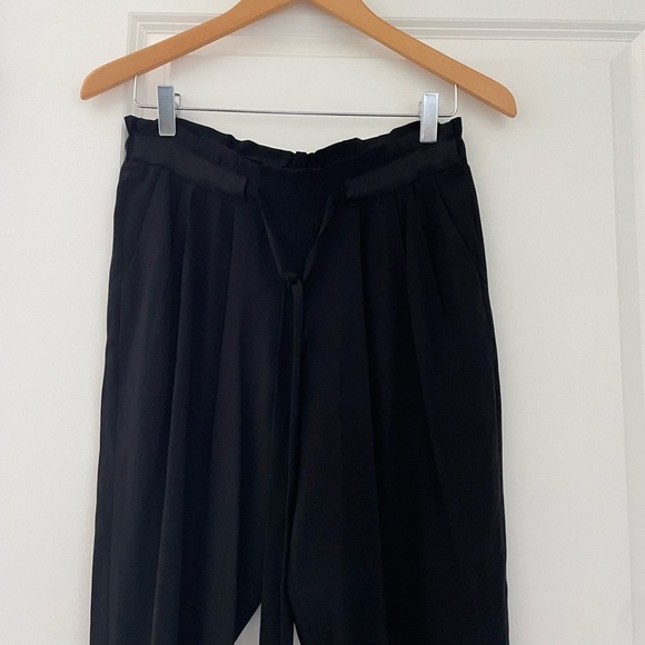 Ramy Brooke Alyn Paperbag Waist Silk Pants Minimalist - Picture 5 of 10